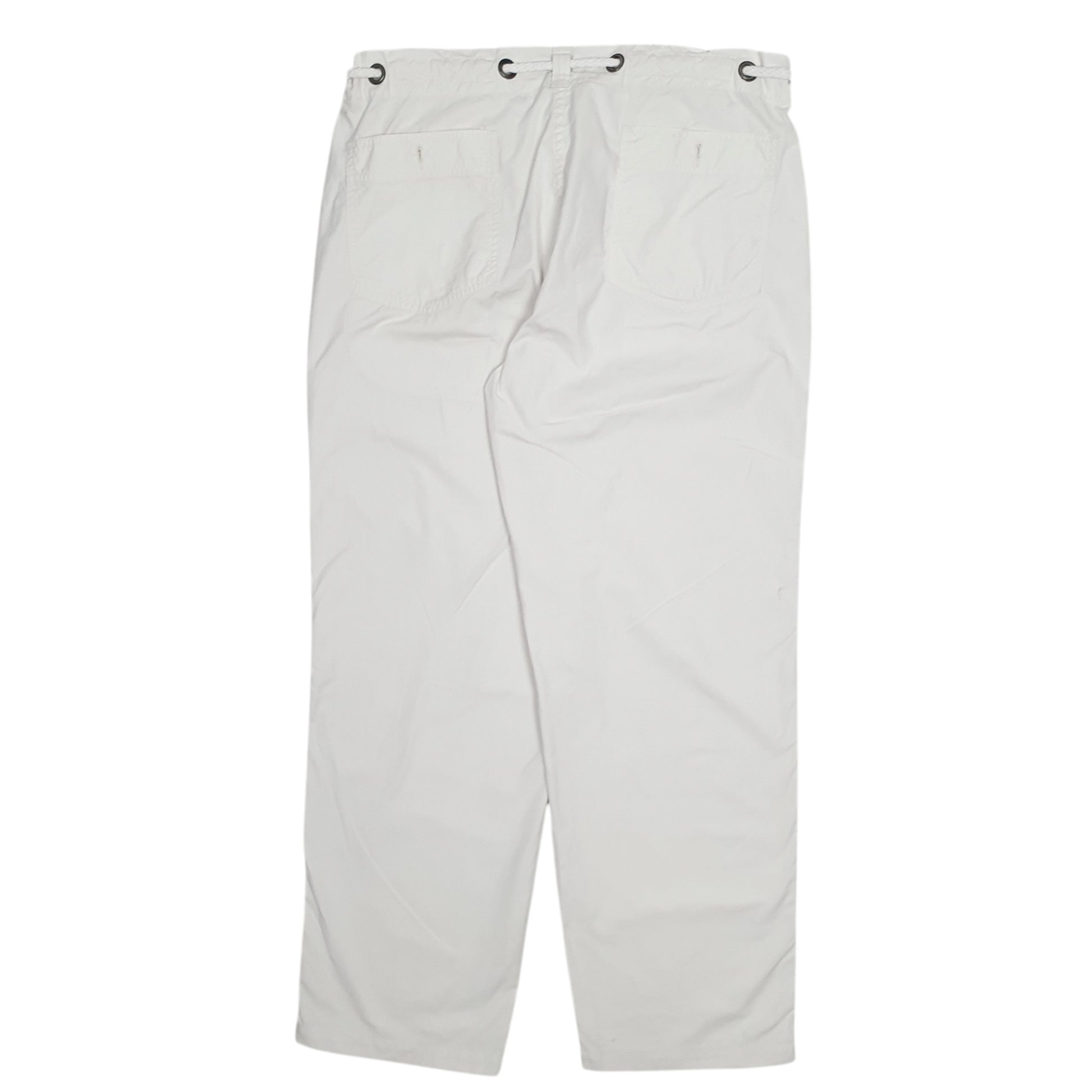Mens White Polo Ralph Lauren Sailing  Trousers