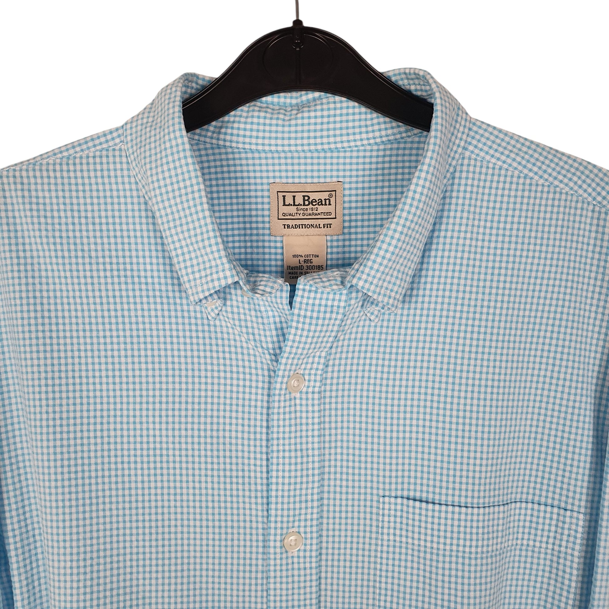 Mens Blue L.L.Bean   Shirt