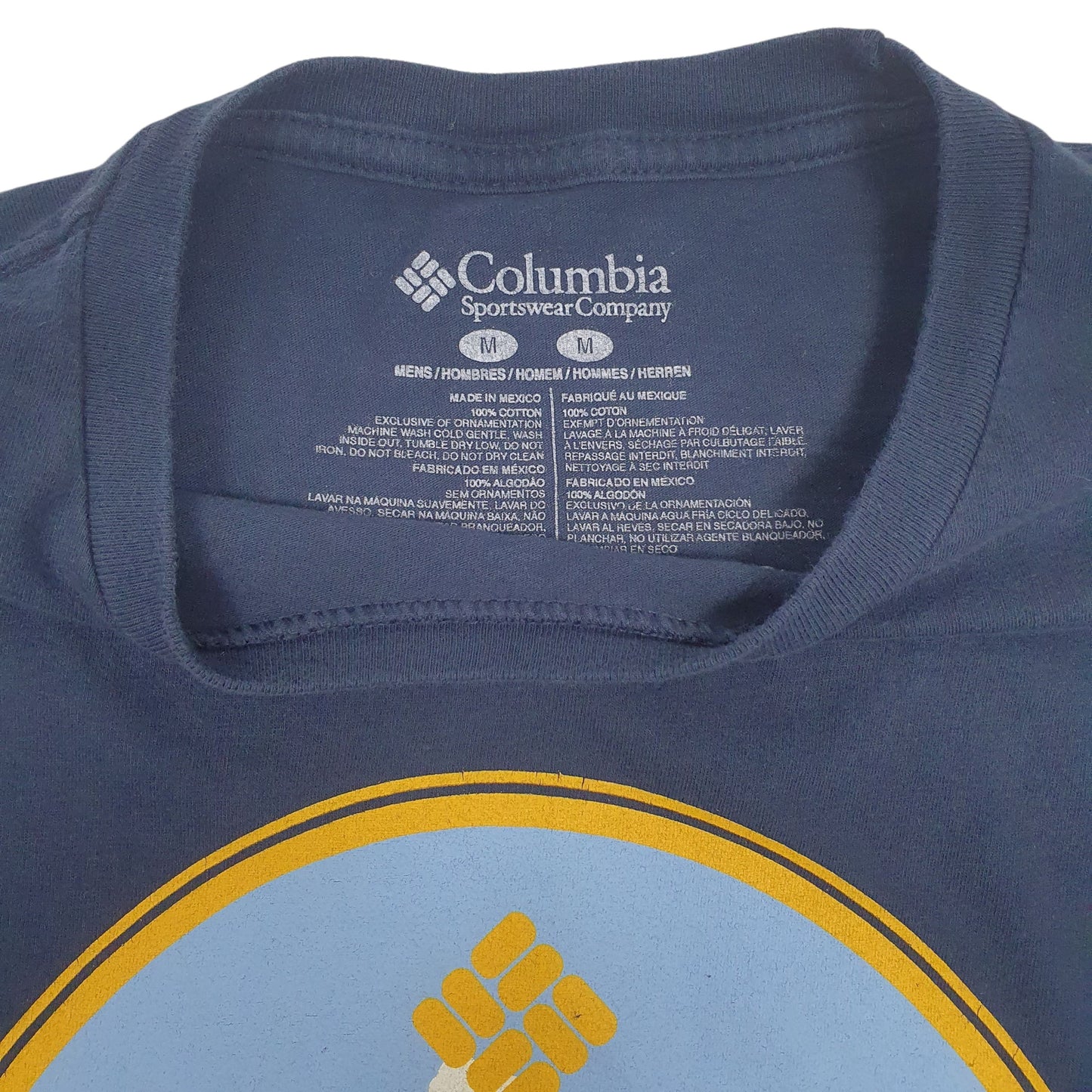 Mens Navy Columbia Sportswear Company   T Shirt
