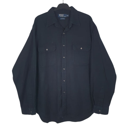 Mens Black Ralph Lauren G.I. Shirt Long Sleeve Shirt