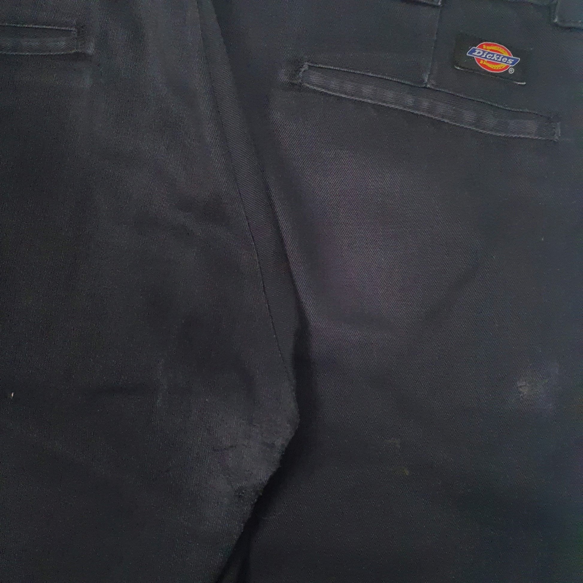 Mens Black Dickies Workwear  Trousers