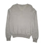 Mens Grey Polo Ralph Lauren Lightweight V Neck Jumper