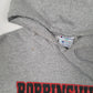 Mens Grey Champion Robbinsville Football Hoodie Jumper