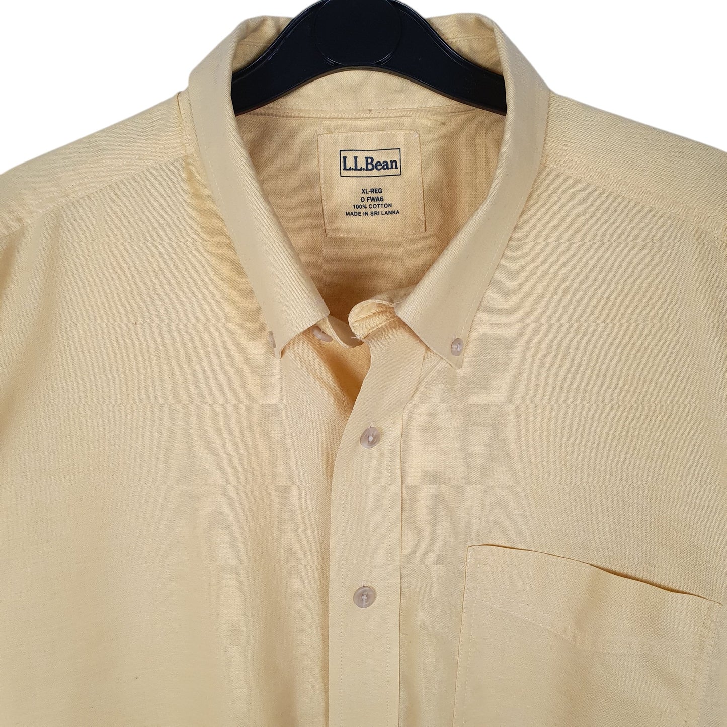 Mens Yellow L.L.Bean   Shirt