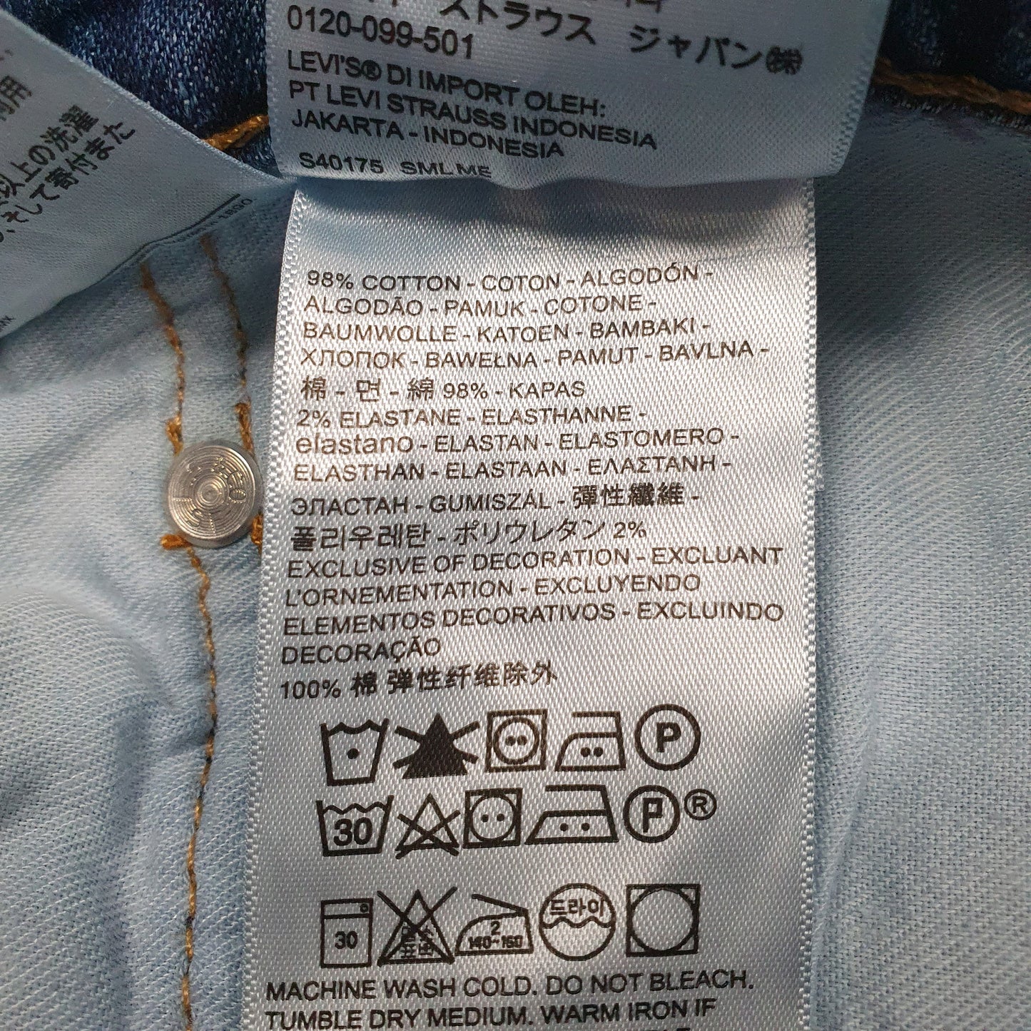 Mens Blue Levis   Jeans