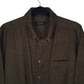 Mens Green Nautica Corduroy  Shirt