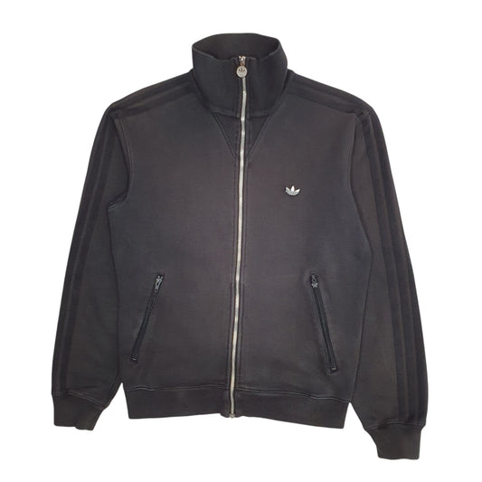 Mens Black Adidas Originals Full Zip Jumper