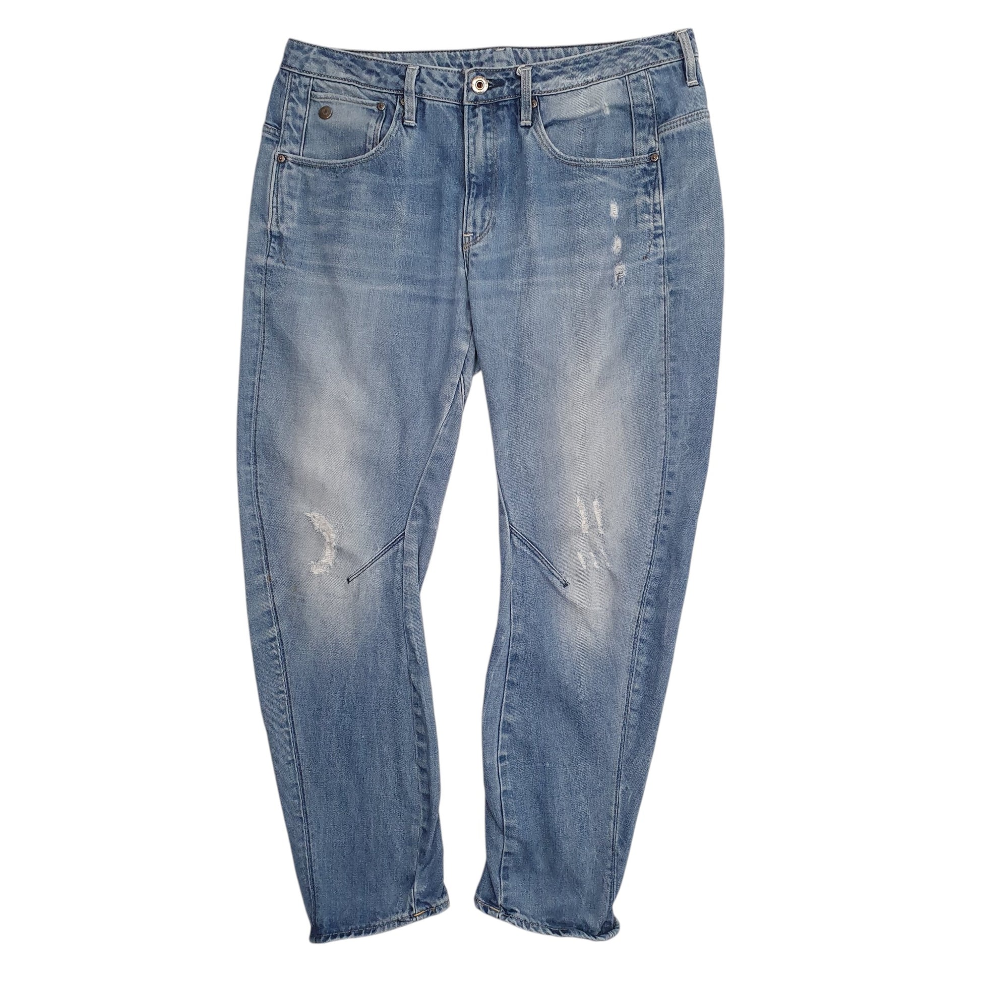 Womens Blue G Star Raw  Arc 3D Low Boyfriend JeansW30 L26