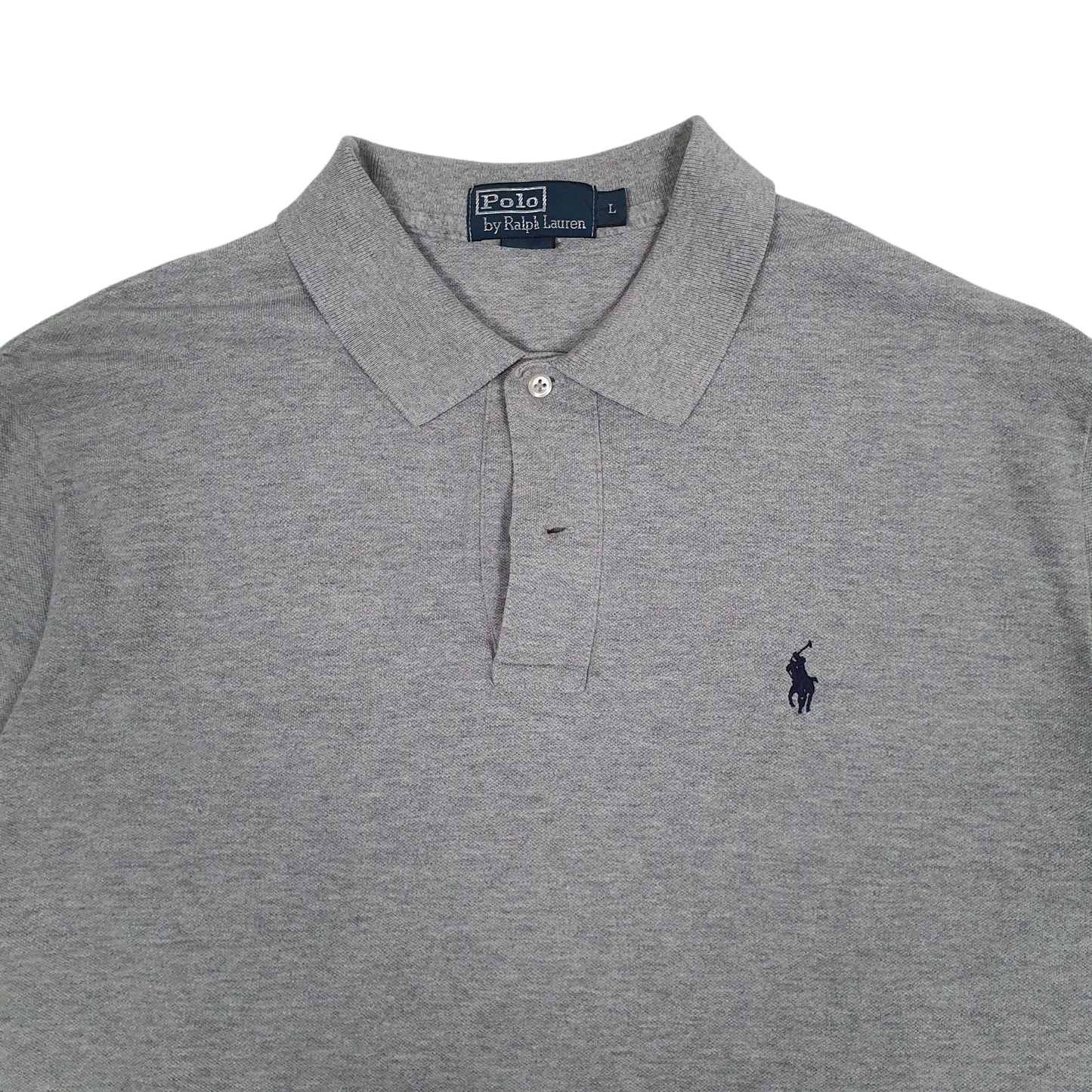 Mens Grey Polo Ralph Lauren   Polo Shirt