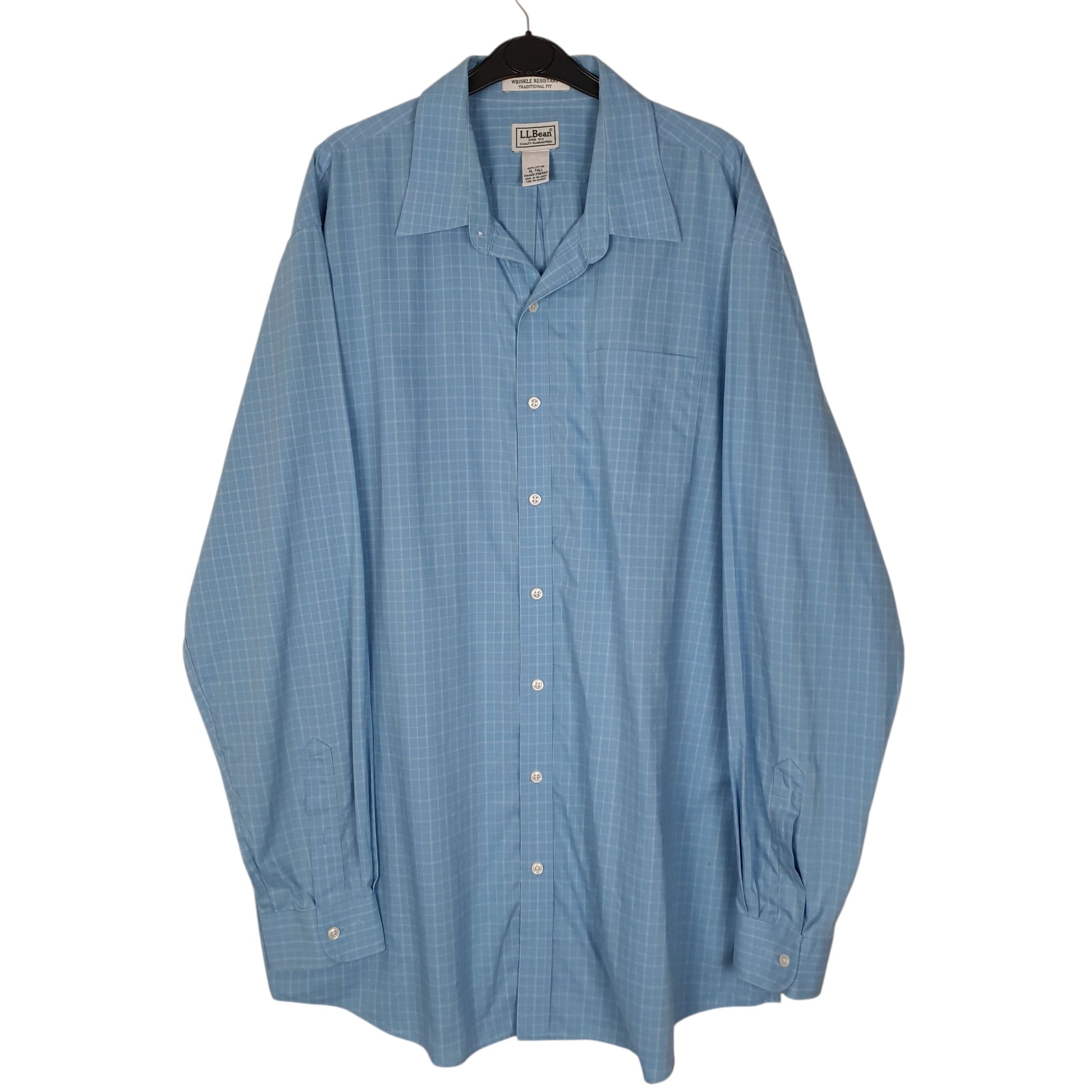 Mens Blue L.L.Bean  Long Sleeve Shirt