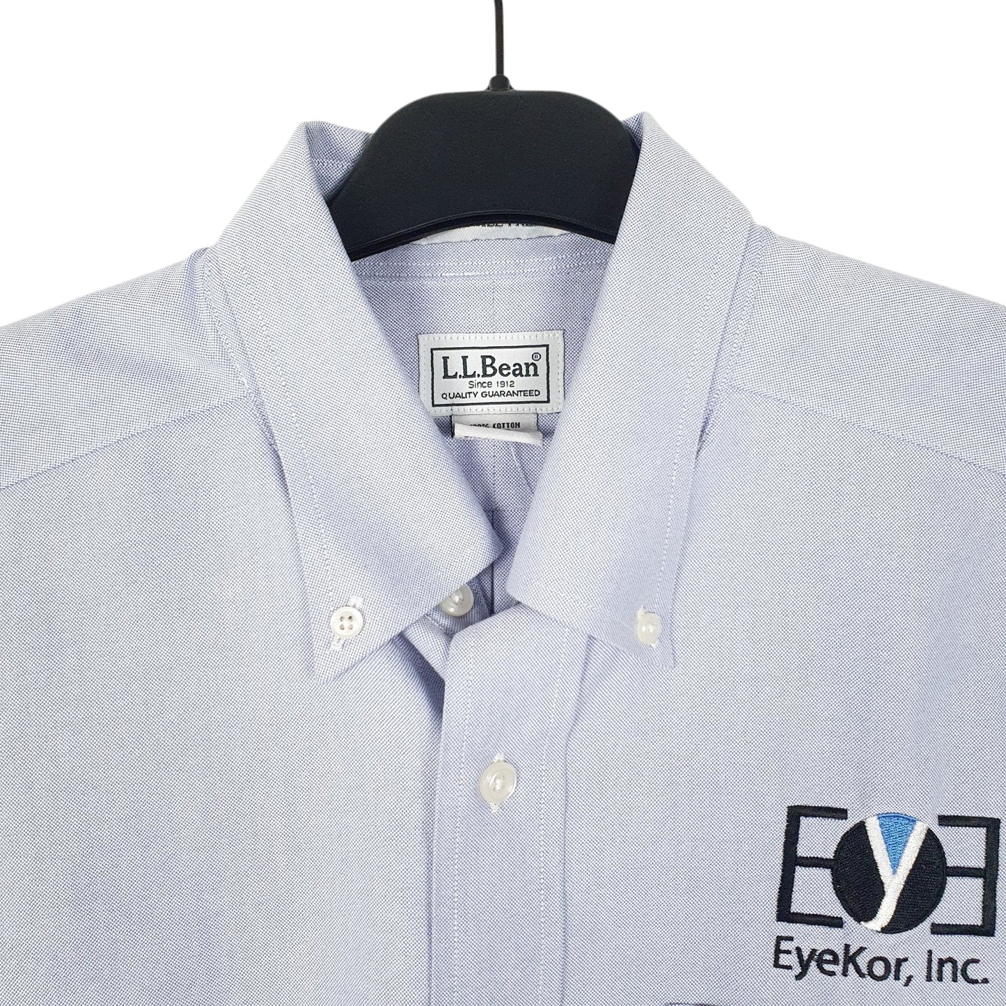 Mens Blue L.L.Bean Eyekor Inc  Shirt