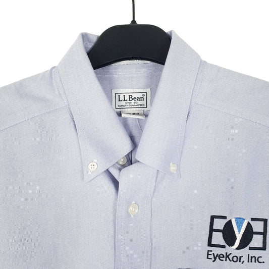 Mens Blue L.L.Bean Eyekor Inc  Shirt