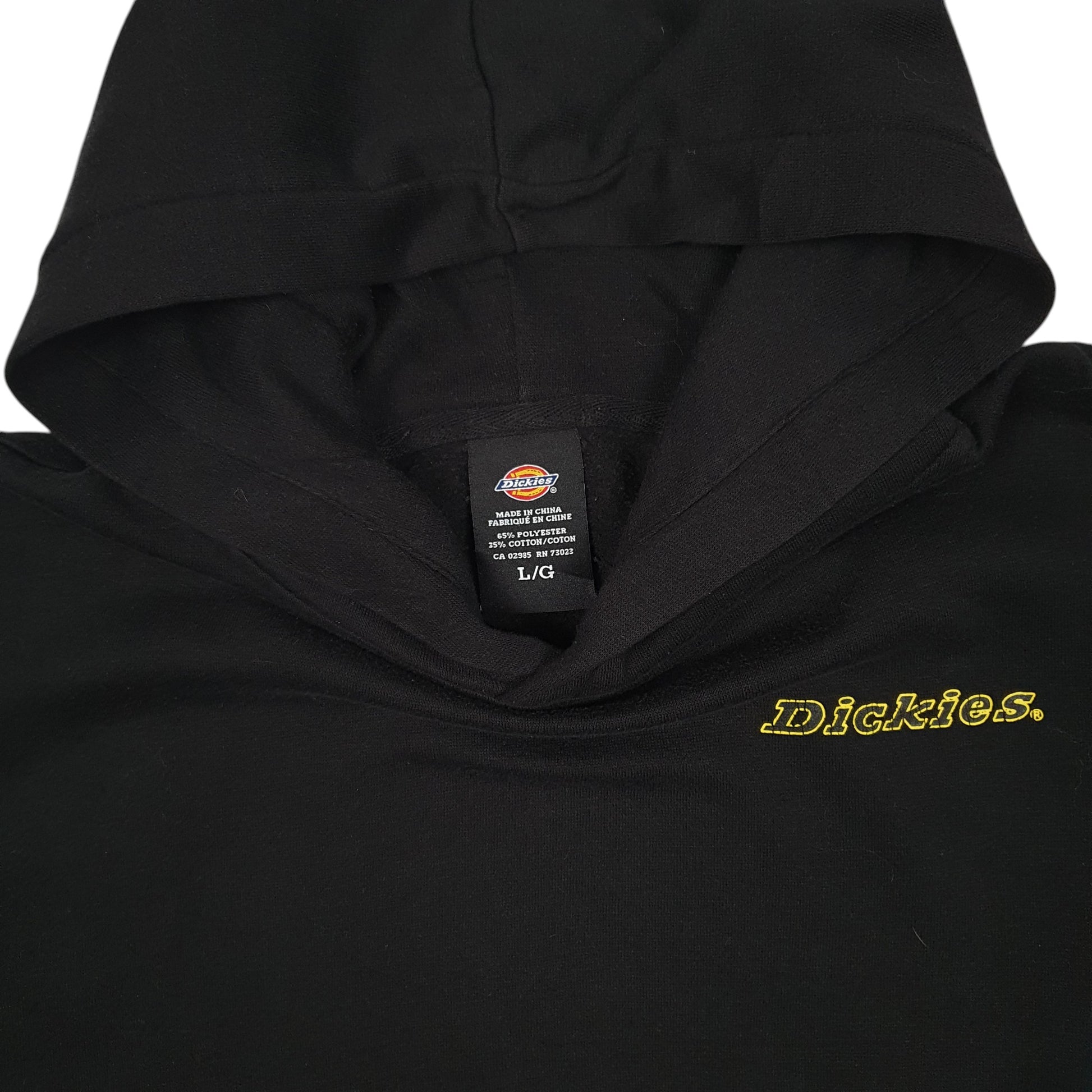 Mens Black Dickies  Hoodie Jumper