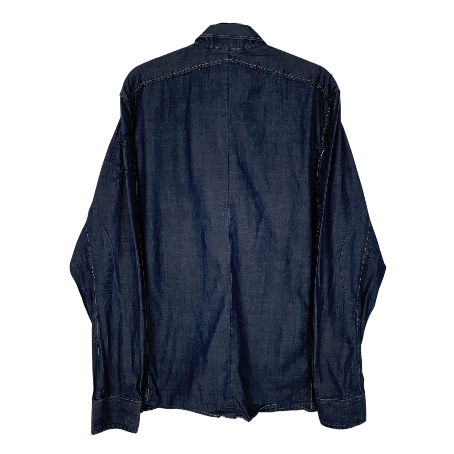 Mens Blue G Star Raw Denin  Shirt