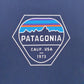 Mens Navy Patagonia   T Shirt