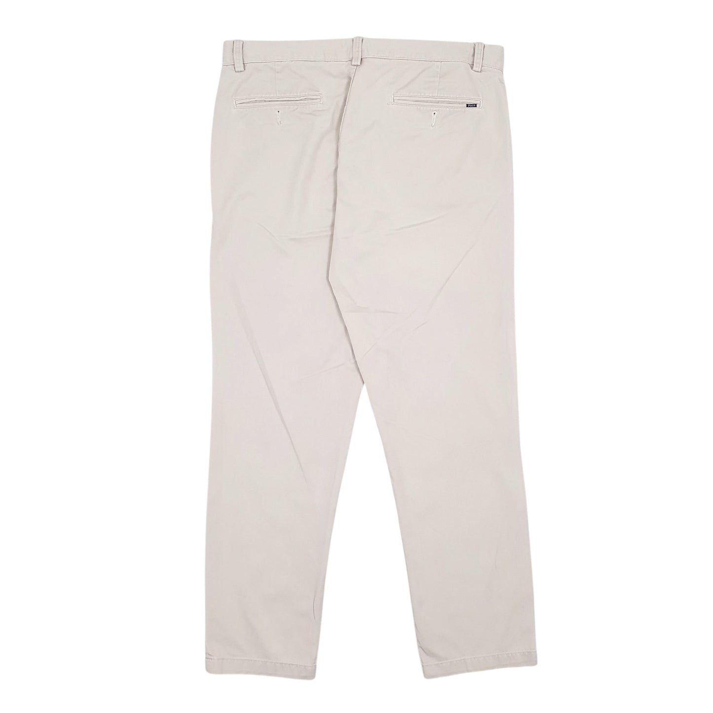 Mens Cream Polo Ralph Lauren Classic Fit  Trousers