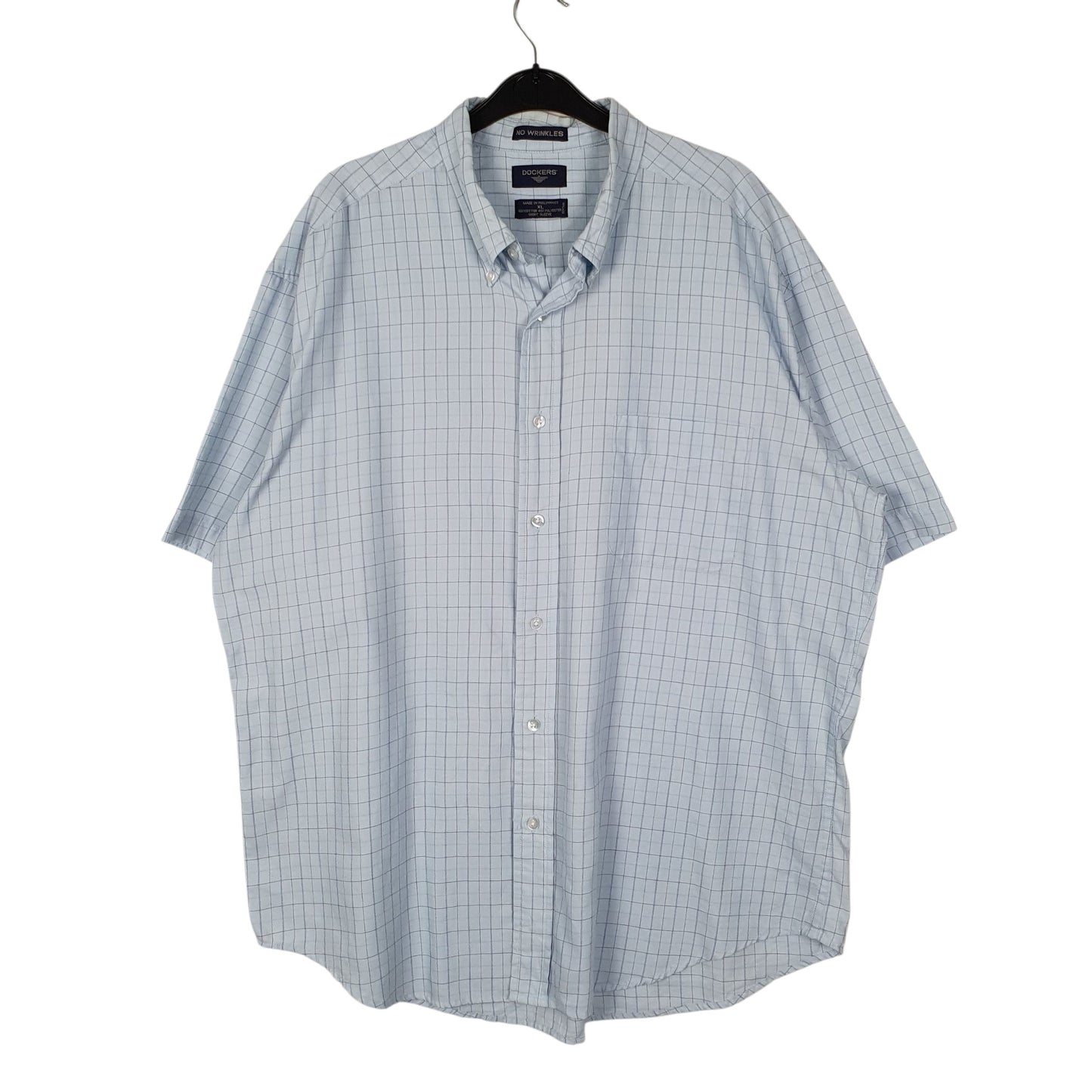 Mens Blue Dockers  Short Sleeve Shirt