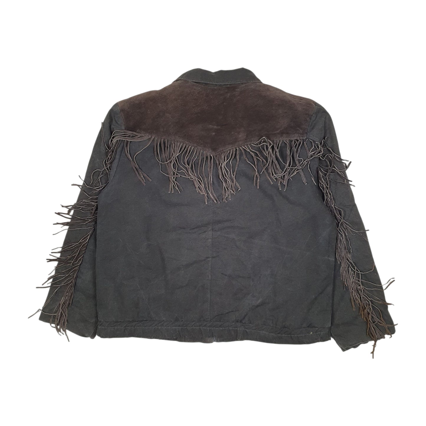 Mens Grey Miller Outerwear Cowboy Western Vintage 80s 90s  Coat