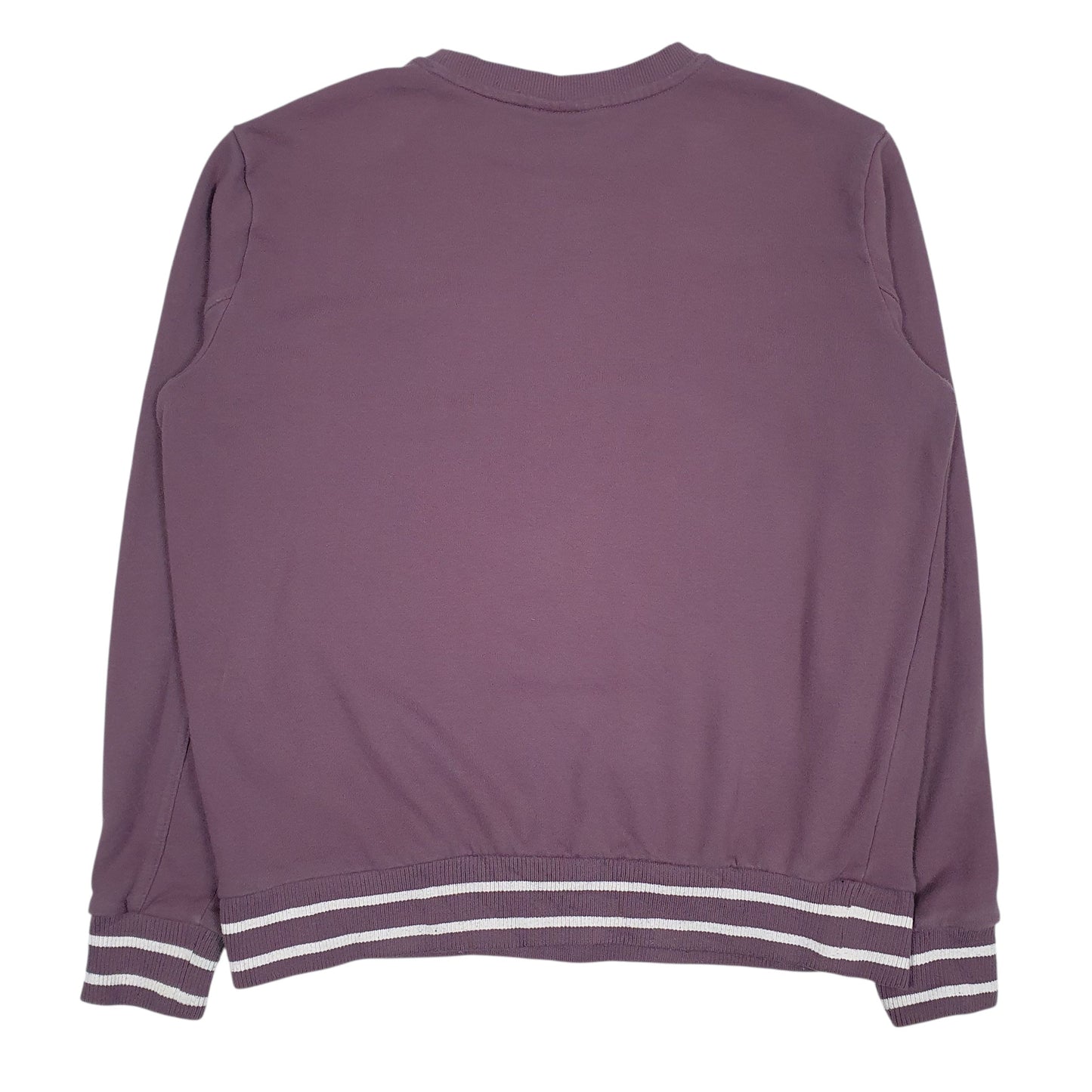 Womens Purple Fila  Crewneck Jumper