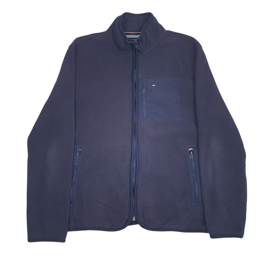 Mens Navy Tommy Hilfiger  Full Zip Jumper
