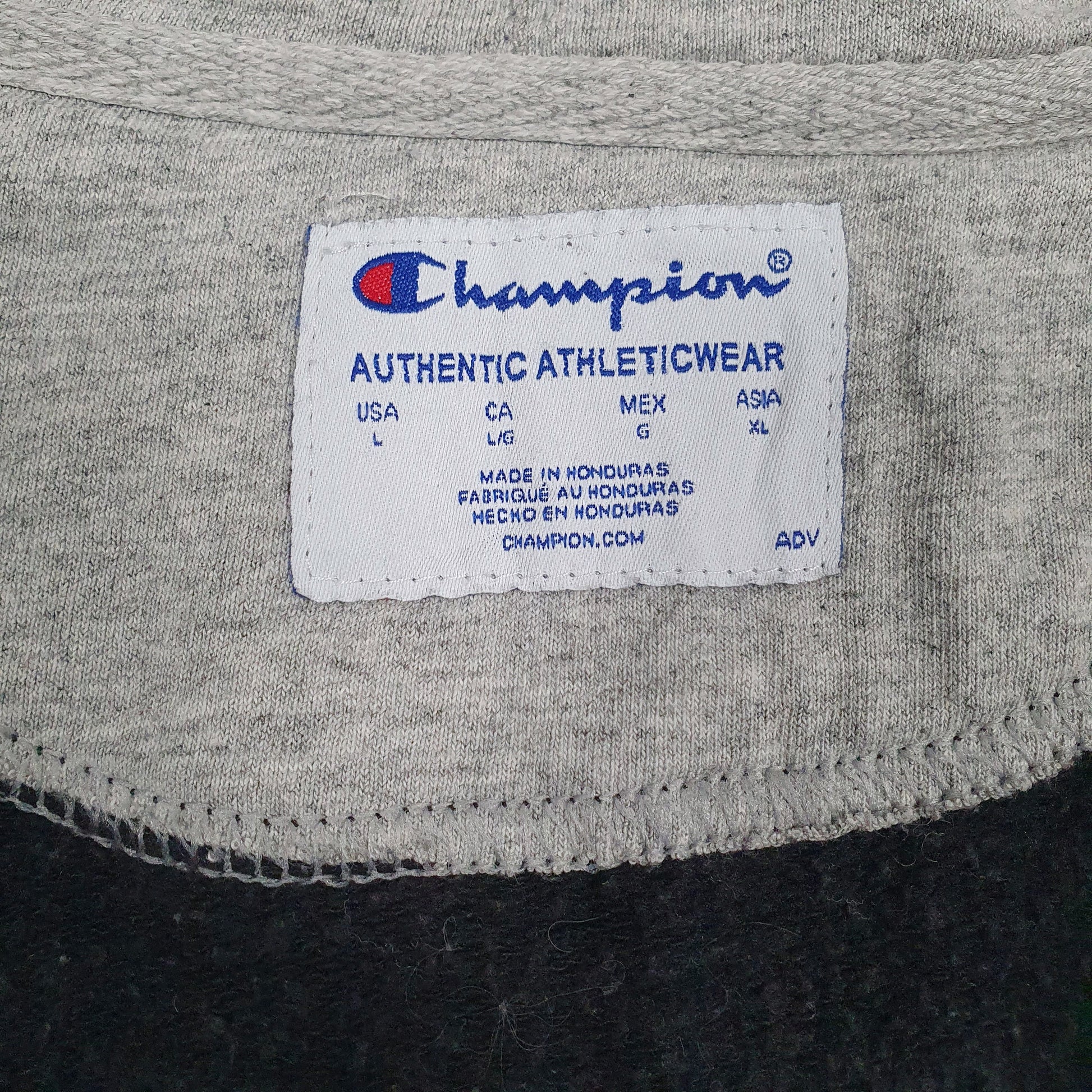 Mens Black Champion  Full Zip Jumper