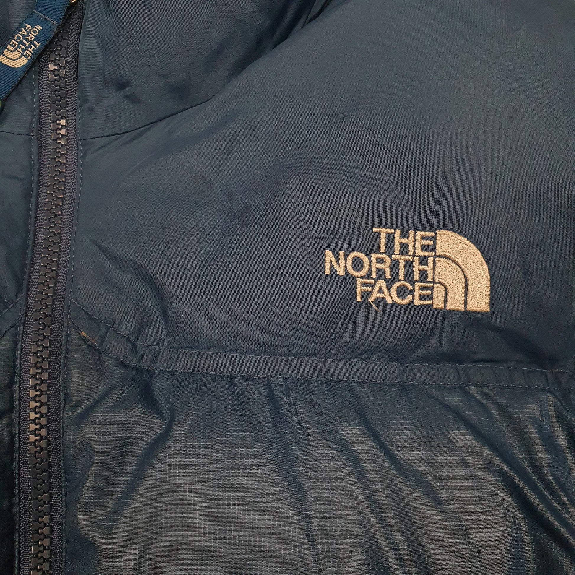 Womens Blue The North Face Nuptse Retro 1996  Coat