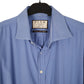Mens Blue Thomas Pink Superfine Italian Stretch  Shirt