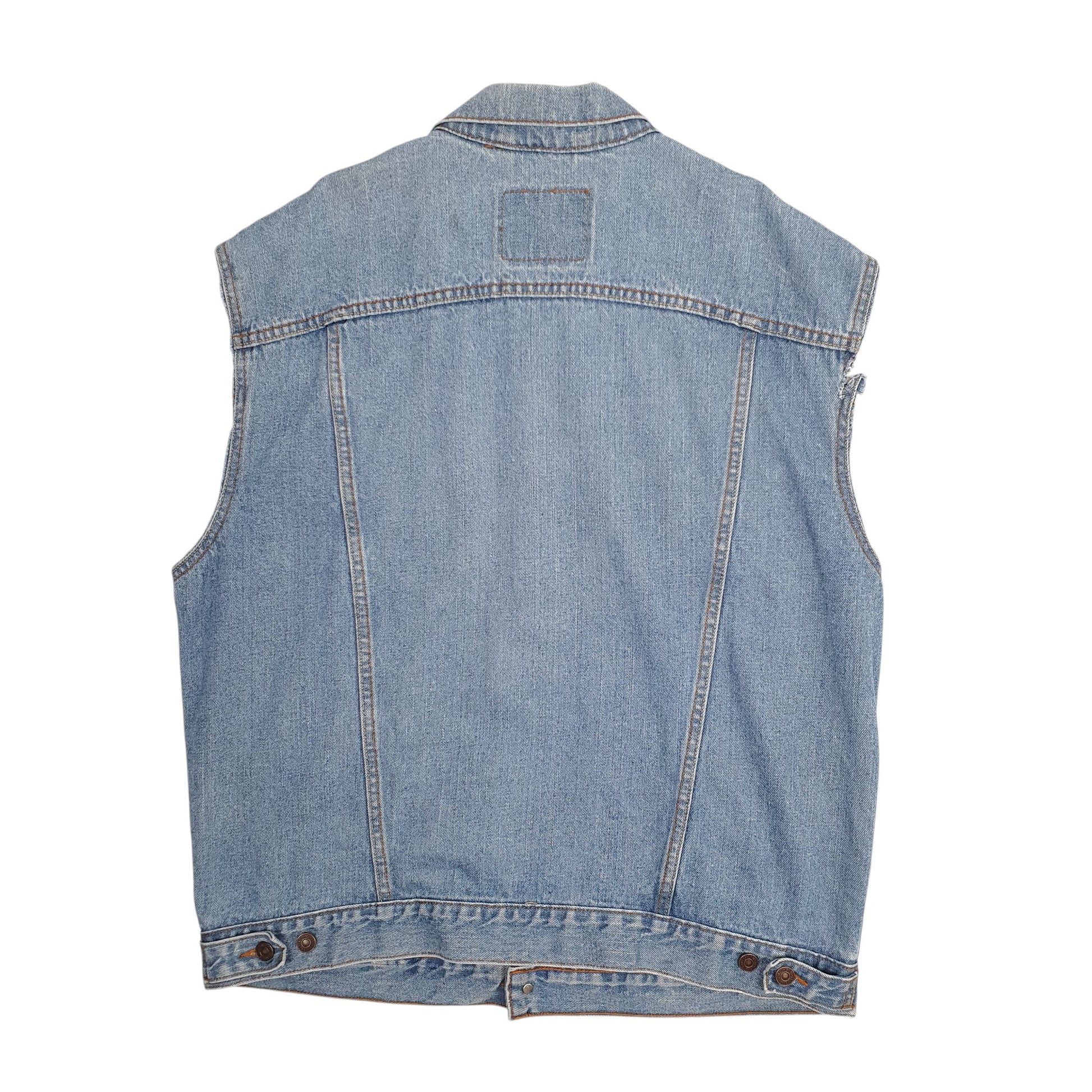 Mens Blue Levis 70507 Gilet Vest Hoodie Coat
