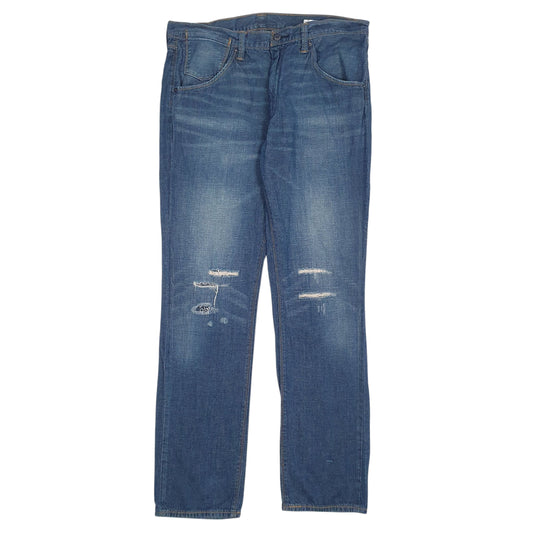Mens Blue Levis Distressed 511 JeansW36 L34