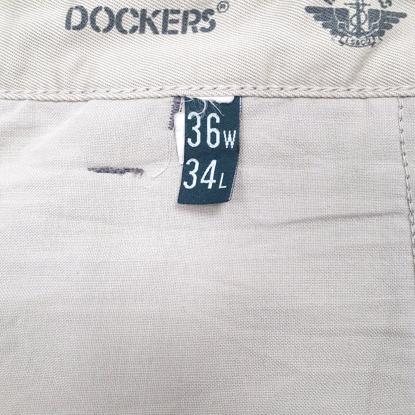 Mens Grey Dockers Vintage Khakis  Trousers