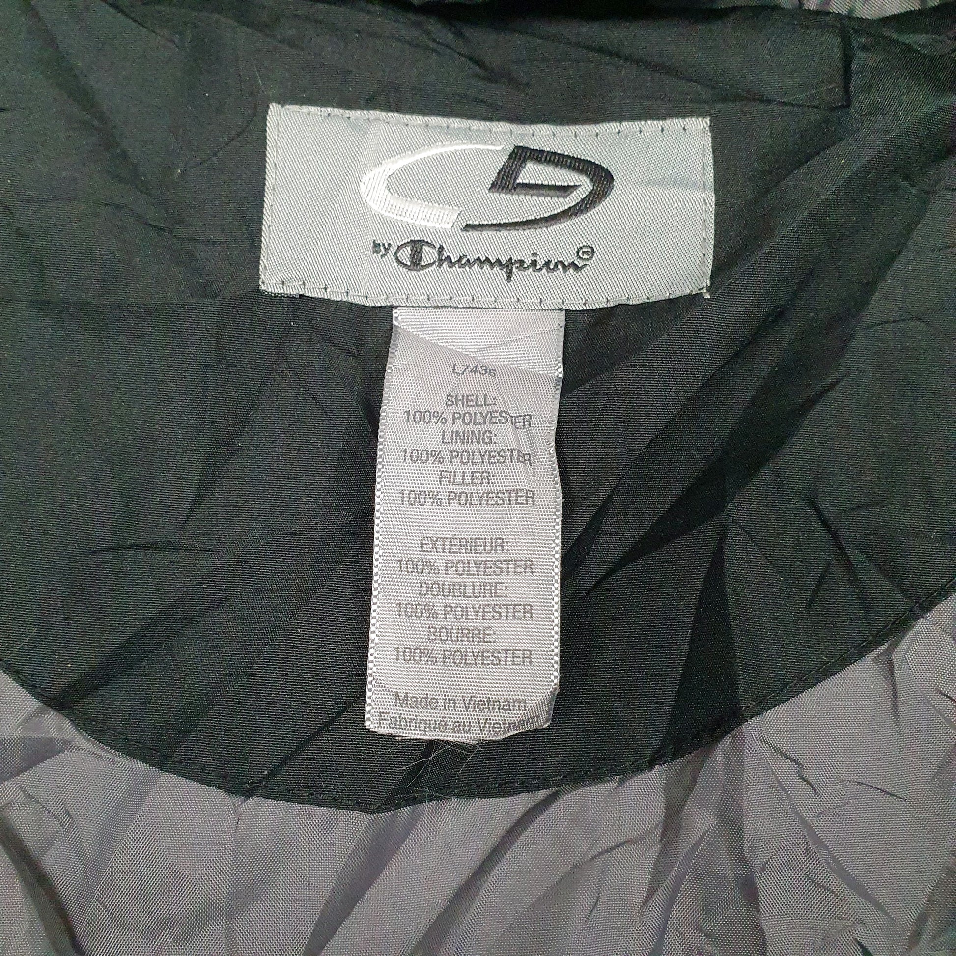 Mens Black Champion   Coat