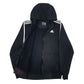 Mens Black Adidas Climalite Full Zip Jumper