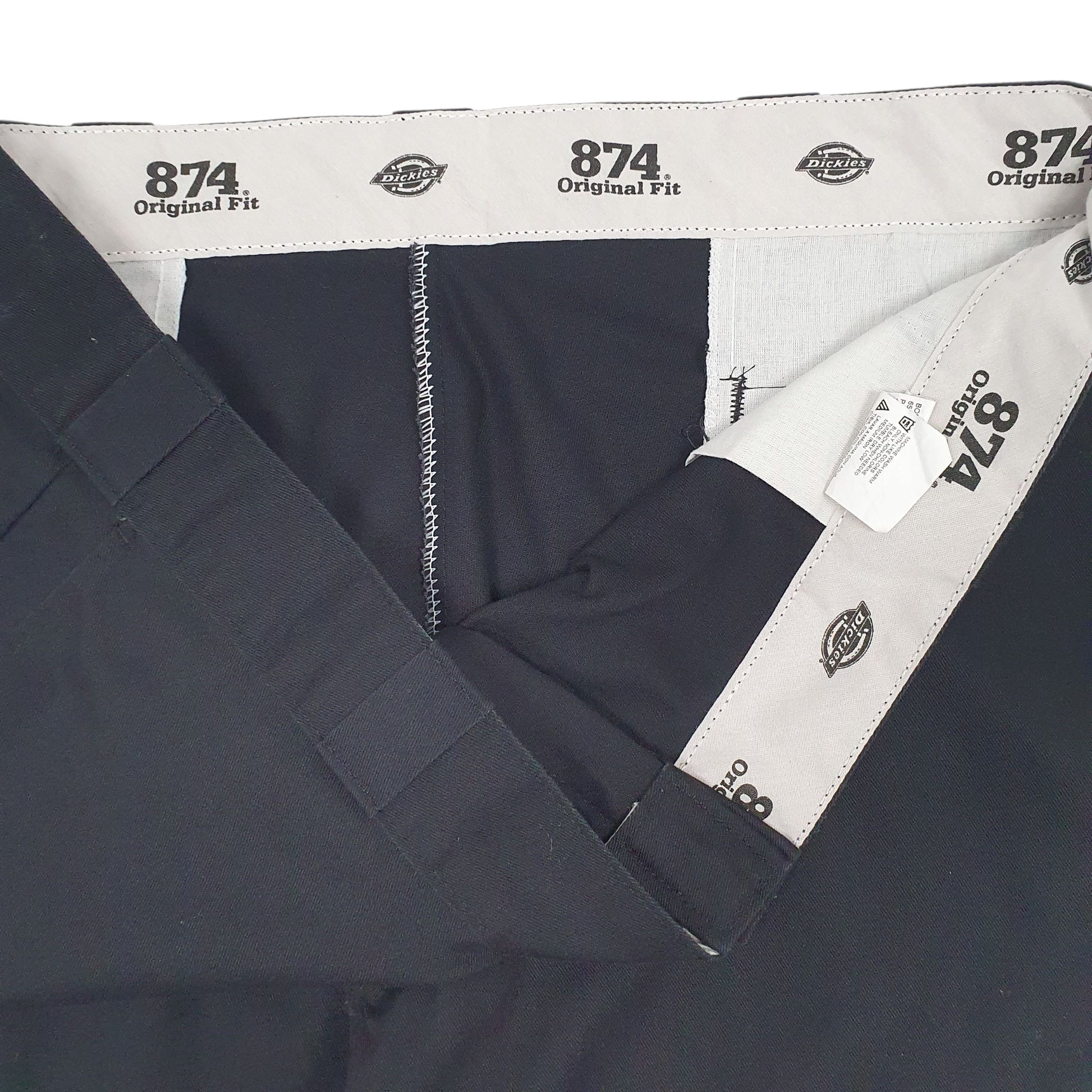 Mens Black Dickies 874 Workwear  Trousers
