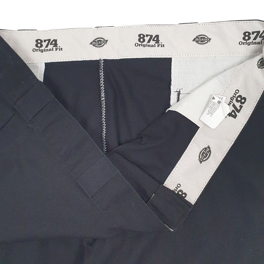 Mens Black Dickies 874 Workwear  Trousers