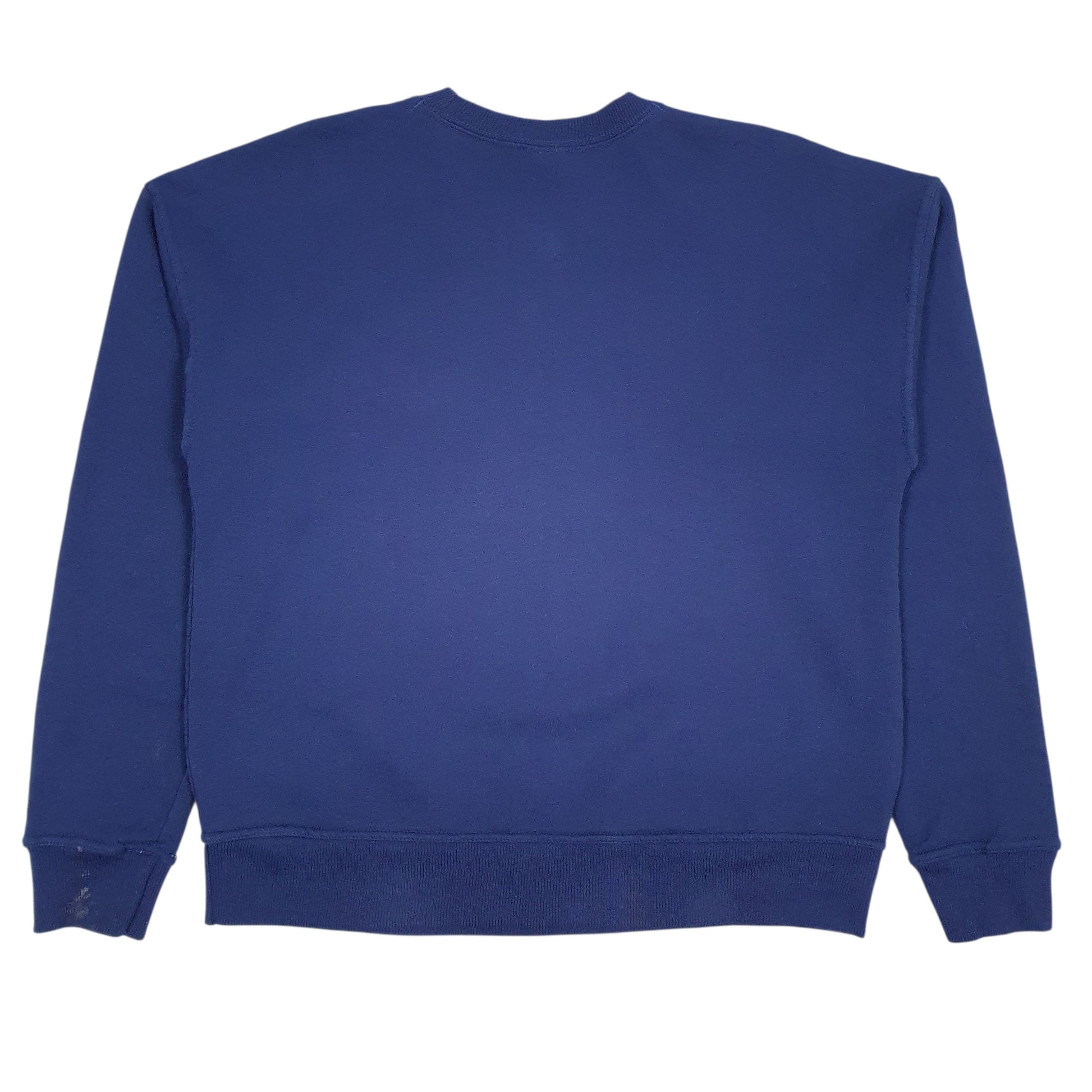 Womens Navy Champion Football Crewneck Jumper
