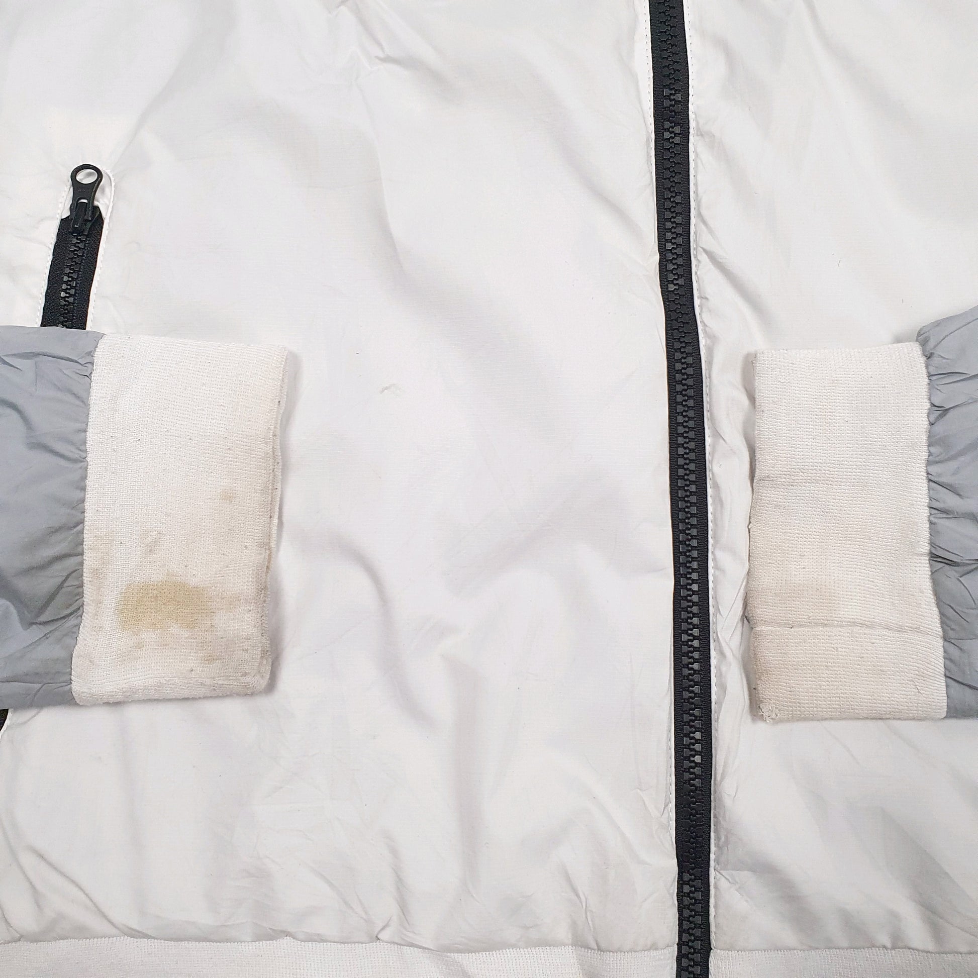 Mens White Nike   Coat