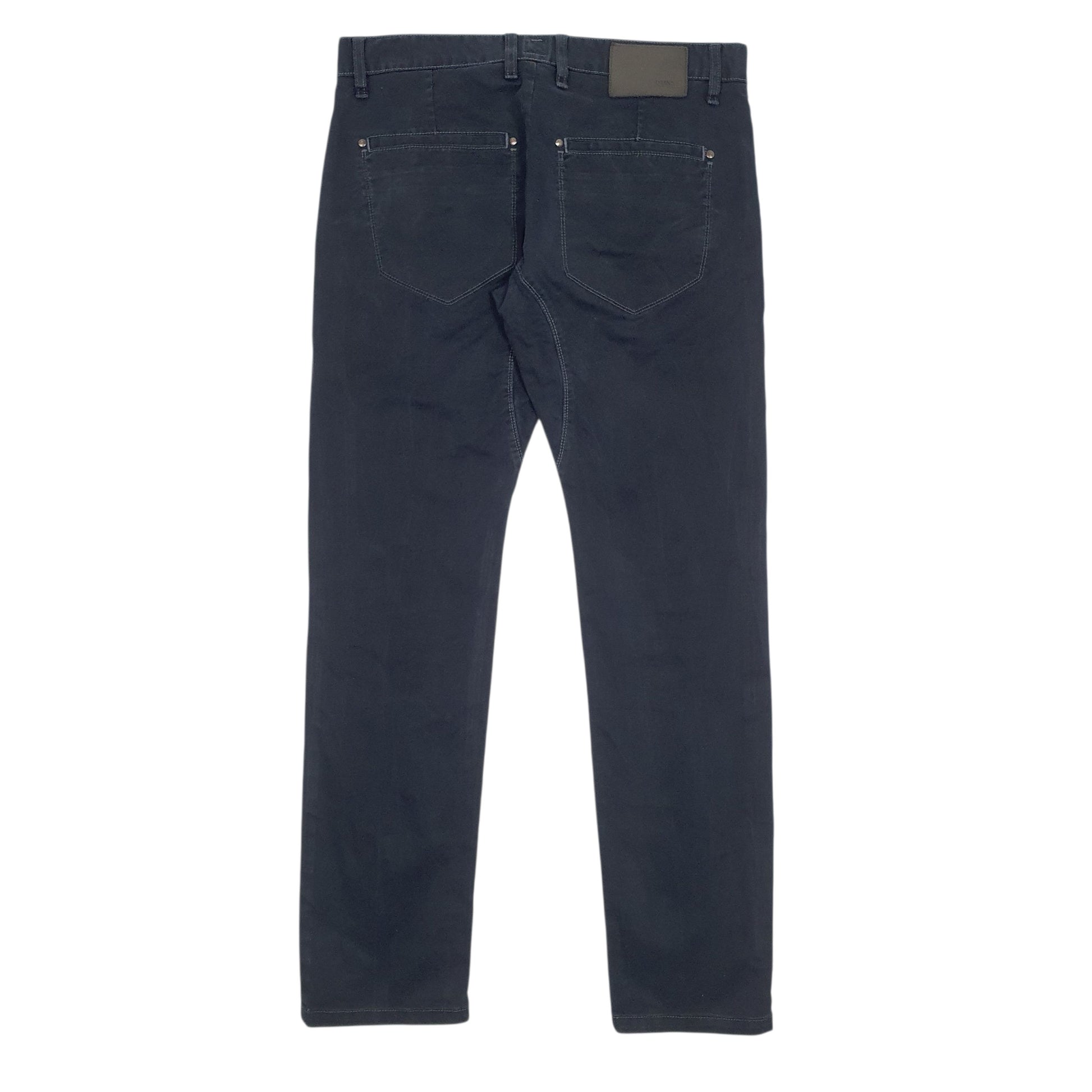Mens Navy Hugo Boss   Trousers