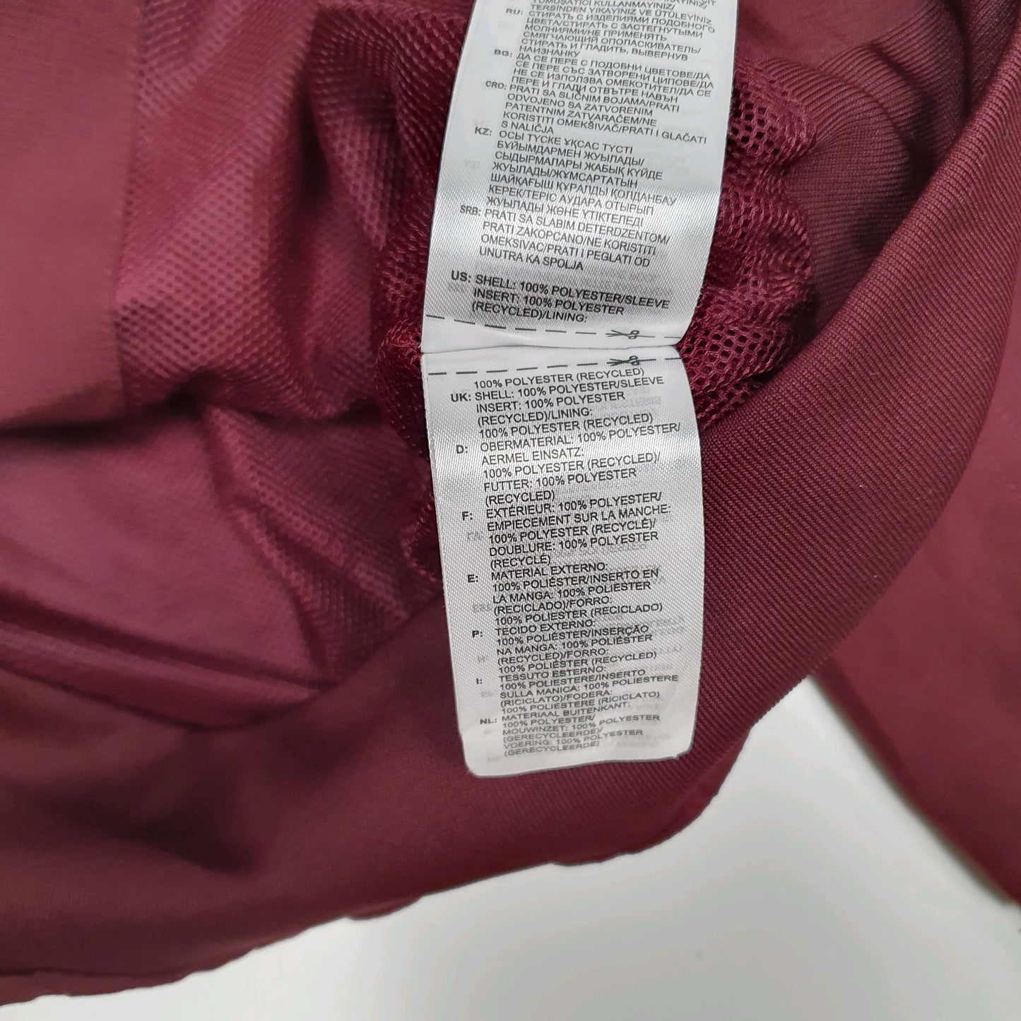 Mens Burgundy Adidas DM Tennis  Coat