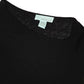 Womens Black Celeste Shoal Throw Crewneck Jumper