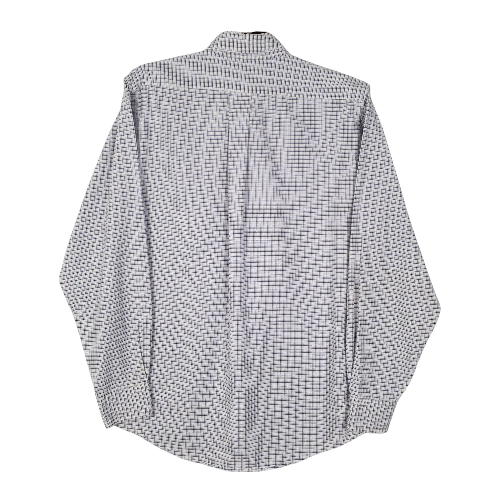 Mens Blue L.L.Bean Vintage 90s Made In USA  Shirt