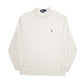 Mens Cream Polo Ralph Lauren  Long Sleeve Polo Shirt