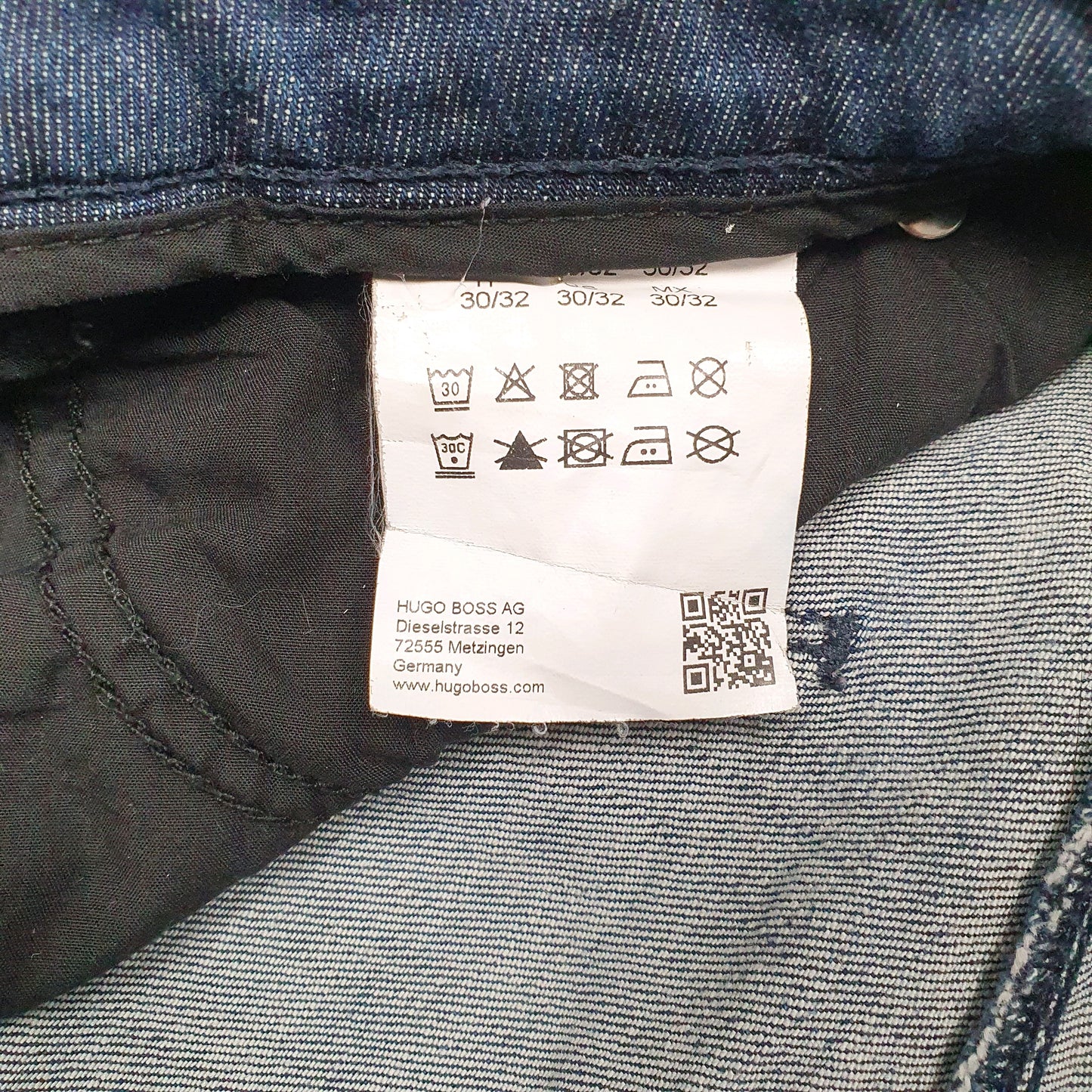 Mens Blue Hugo Boss   Jeans