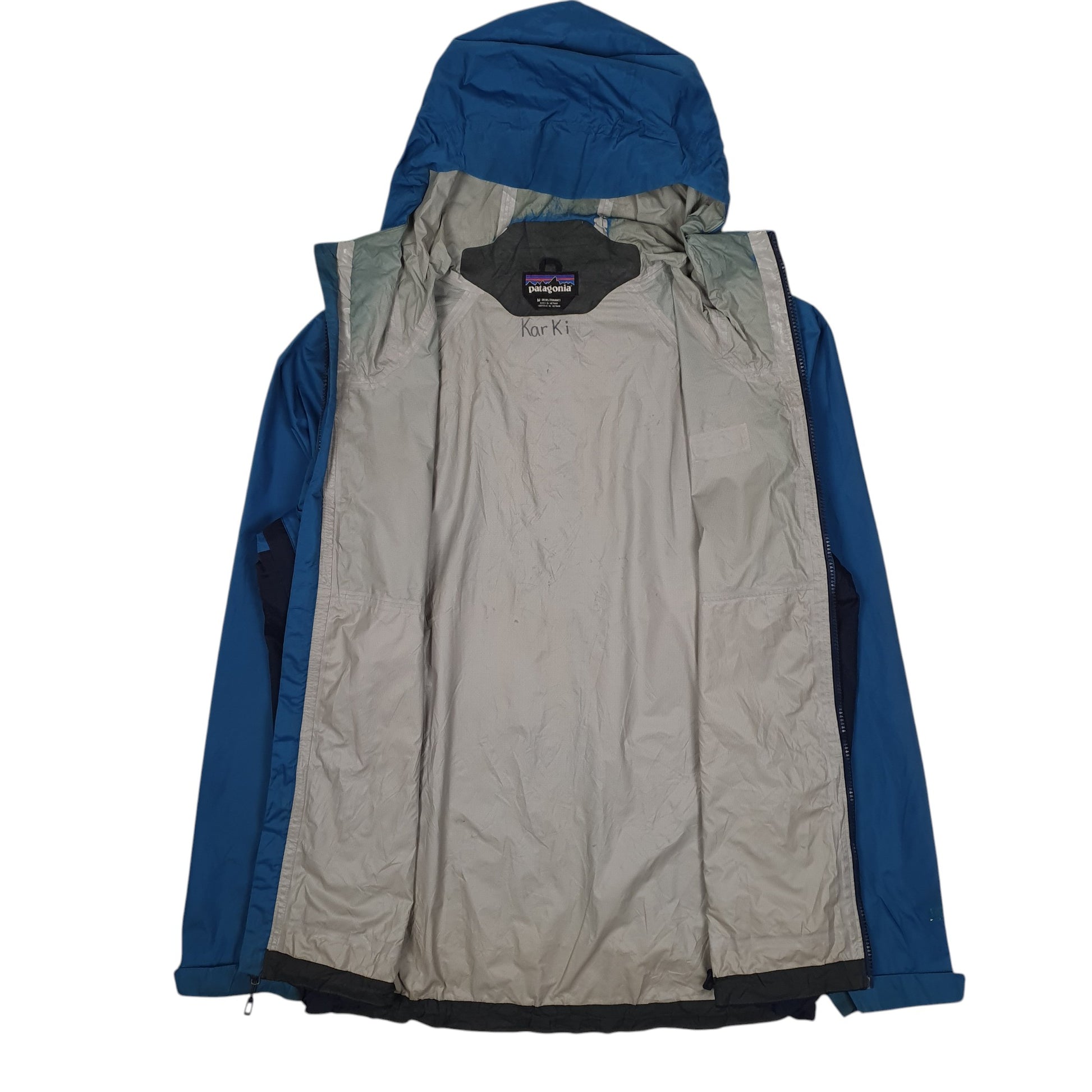 Mens Blue Patagonia Torrentshell Quarter Zip Coat