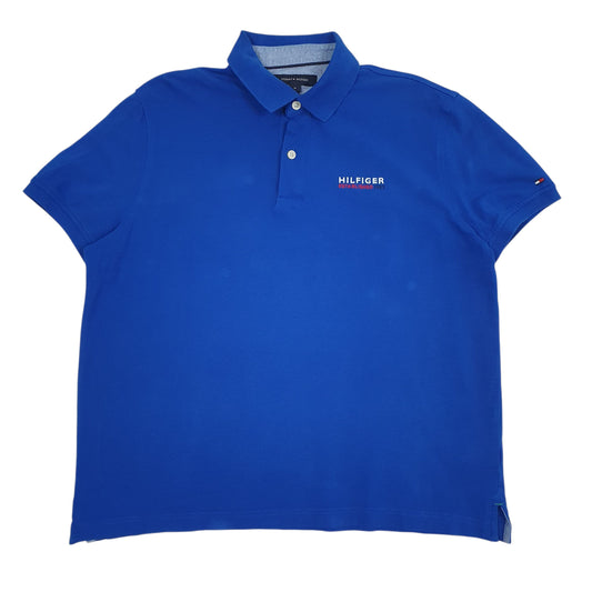 Womens Blue Tommy Hilfiger  Short Sleeve Polo Shirt