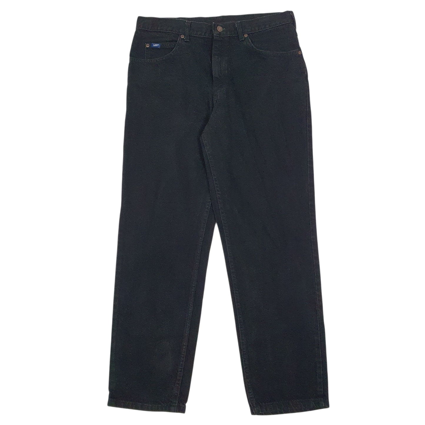Mens Black Lee Vintage 90s Casual JeansW32 L30