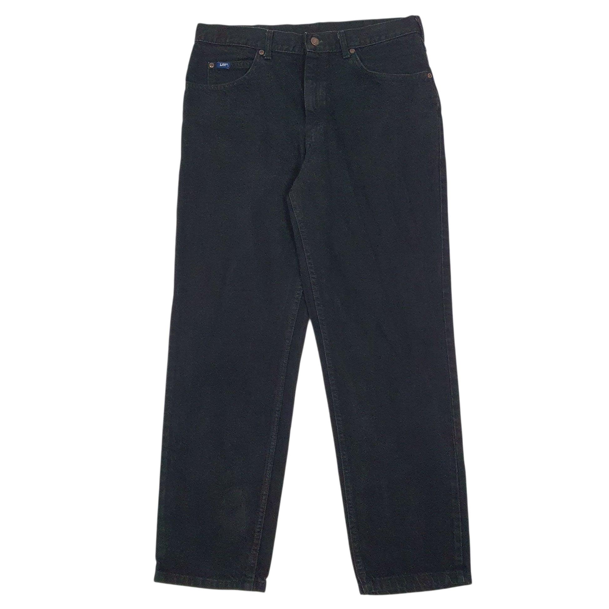 Mens Black Lee Vintage 90s Casual JeansW32 L30