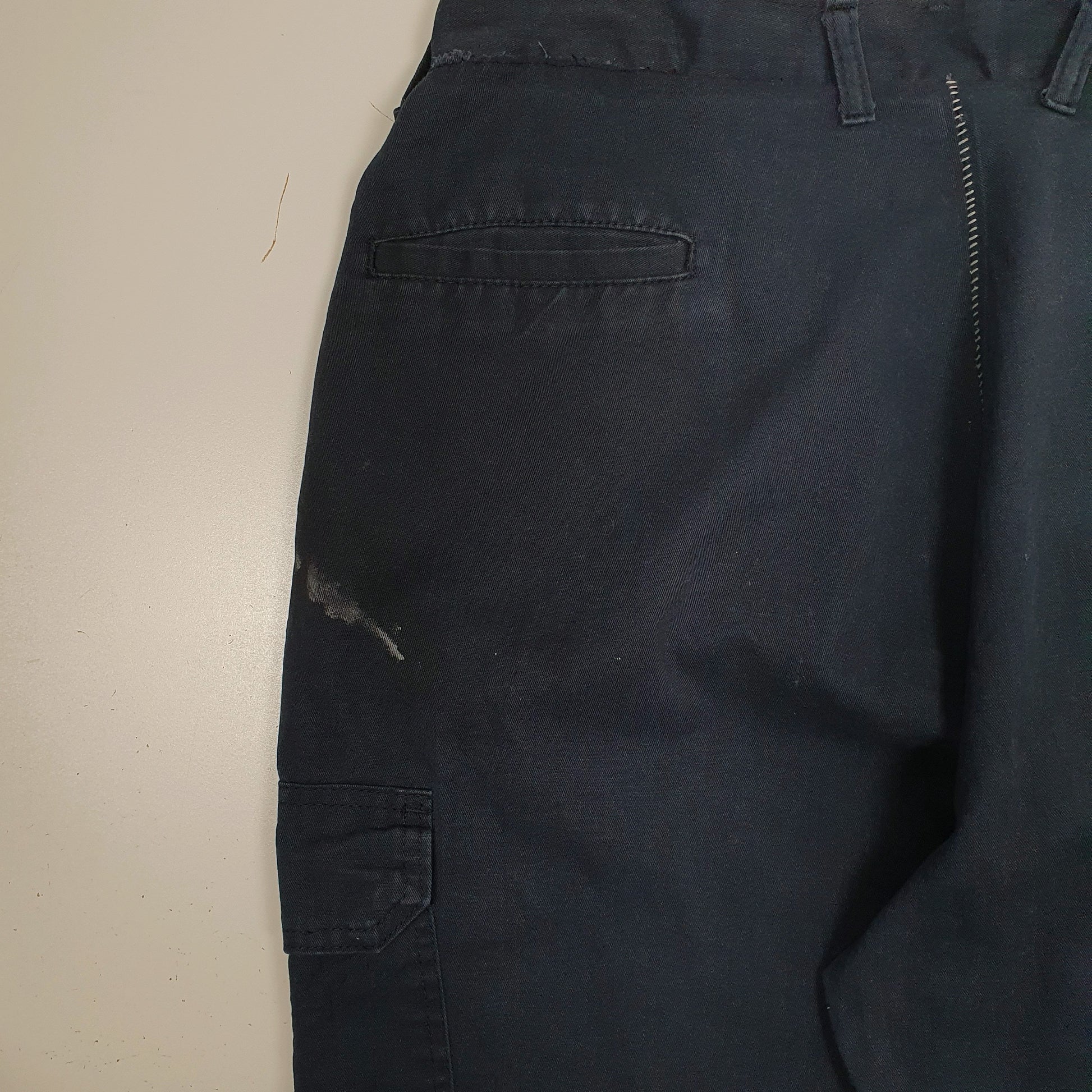 Mens Navy Dickies   Trousers