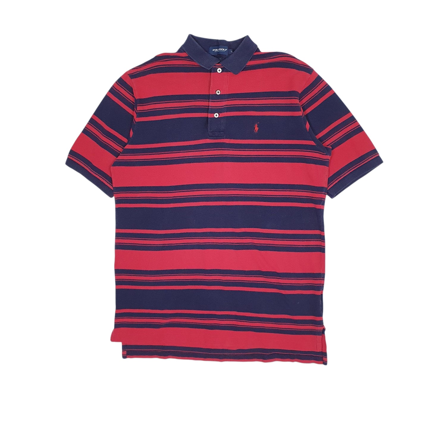 Mens Red Polo Ralph Lauren Golf Short Sleeve Polo Shirt