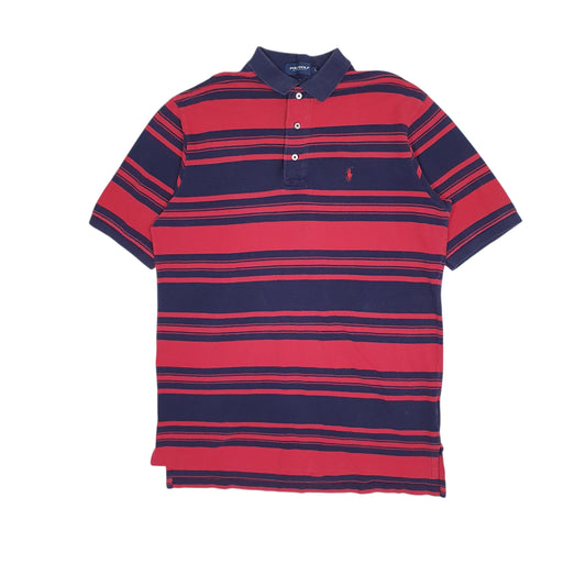 Mens Red Polo Ralph Lauren Golf Short Sleeve Polo Shirt