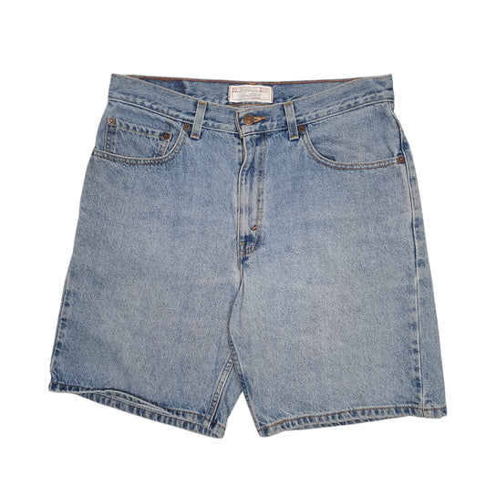 Mens Blue Levis Signature Vintage 00s Denim Shorts
